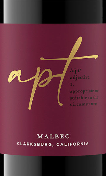 Apt 2024 Malbec Clarksburg, California