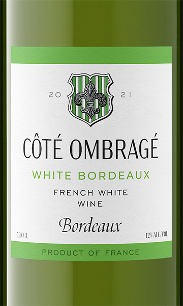 Côté Ombragé 2021 Bordeaux Blanc Bordeaux, France