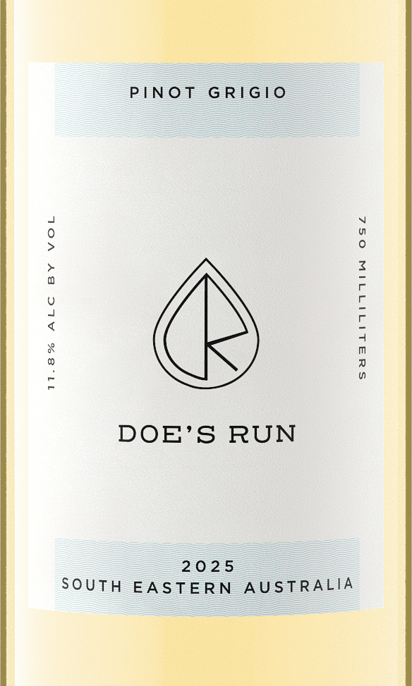 Doe's Run 2025 Pinot Grigio South Eastern Australia