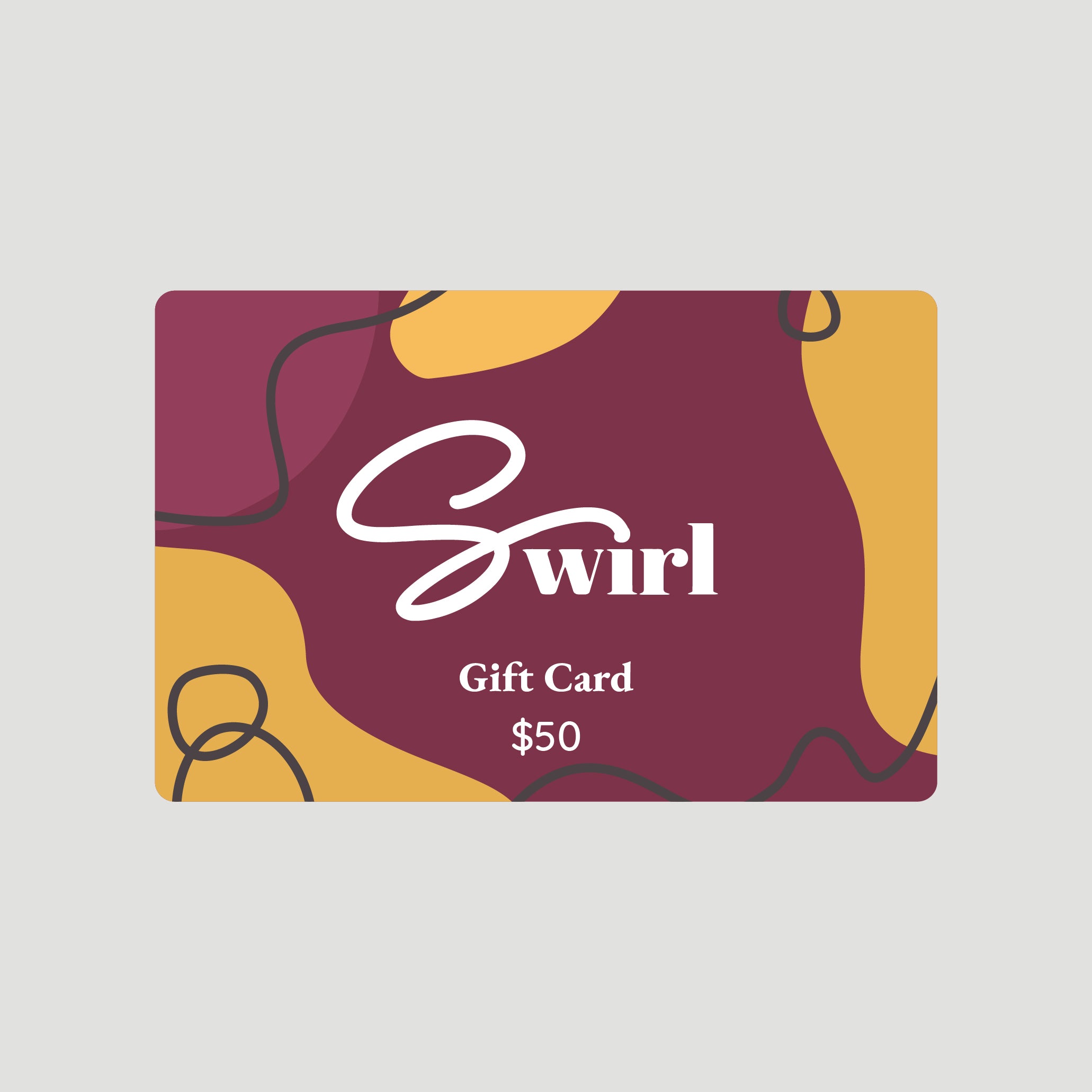 $50 Swirl Gift Card