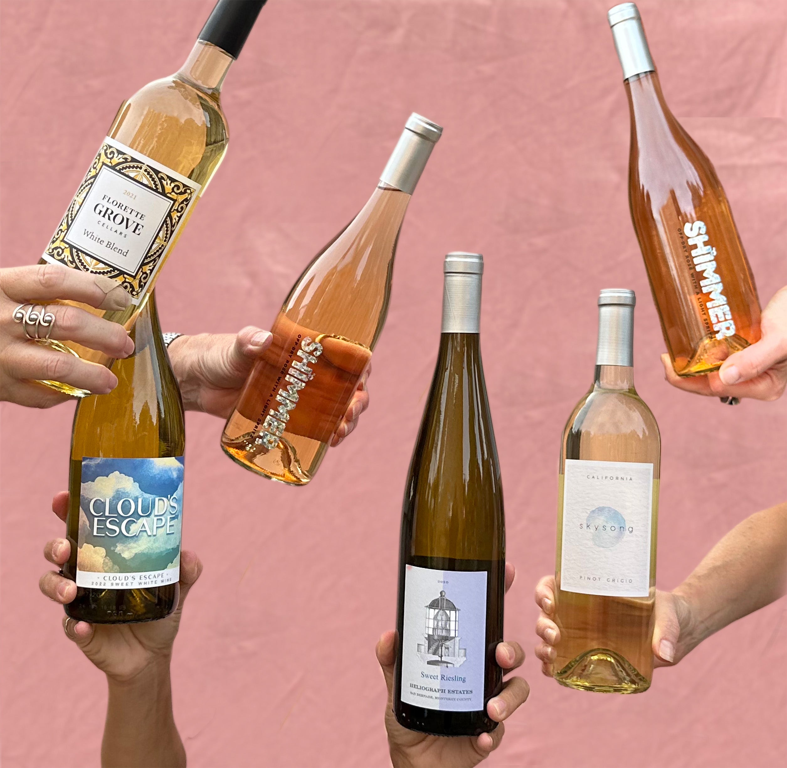 Sweeter-style White & Rosé Collection (6 bottles)