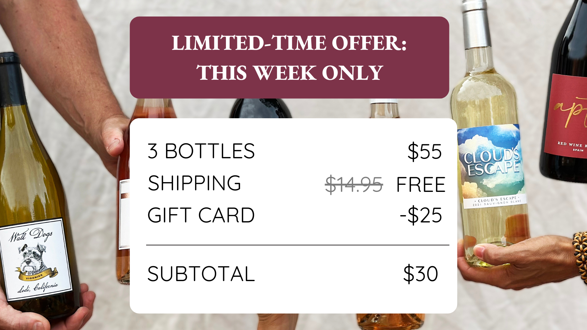 Choose a best-selling 3-bottle collection: