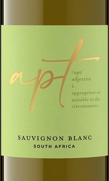 Apt 2025 Sauvignon Blanc South Africa