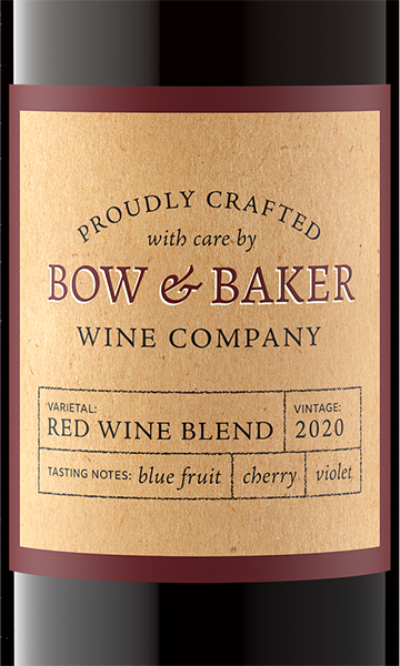 Bow & Baker Wine Company 2020 Red Blend Chile