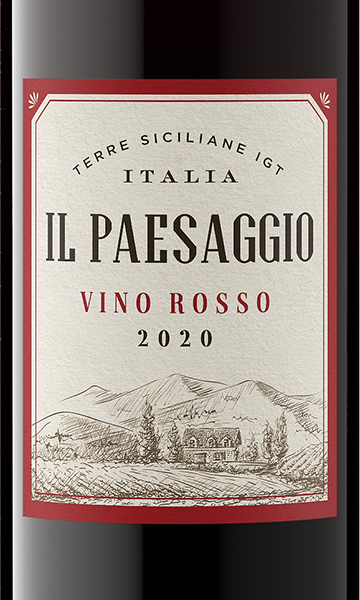 Il Paesaggio 2020 Vino Rosso Terre Siciliane IGT, Italy