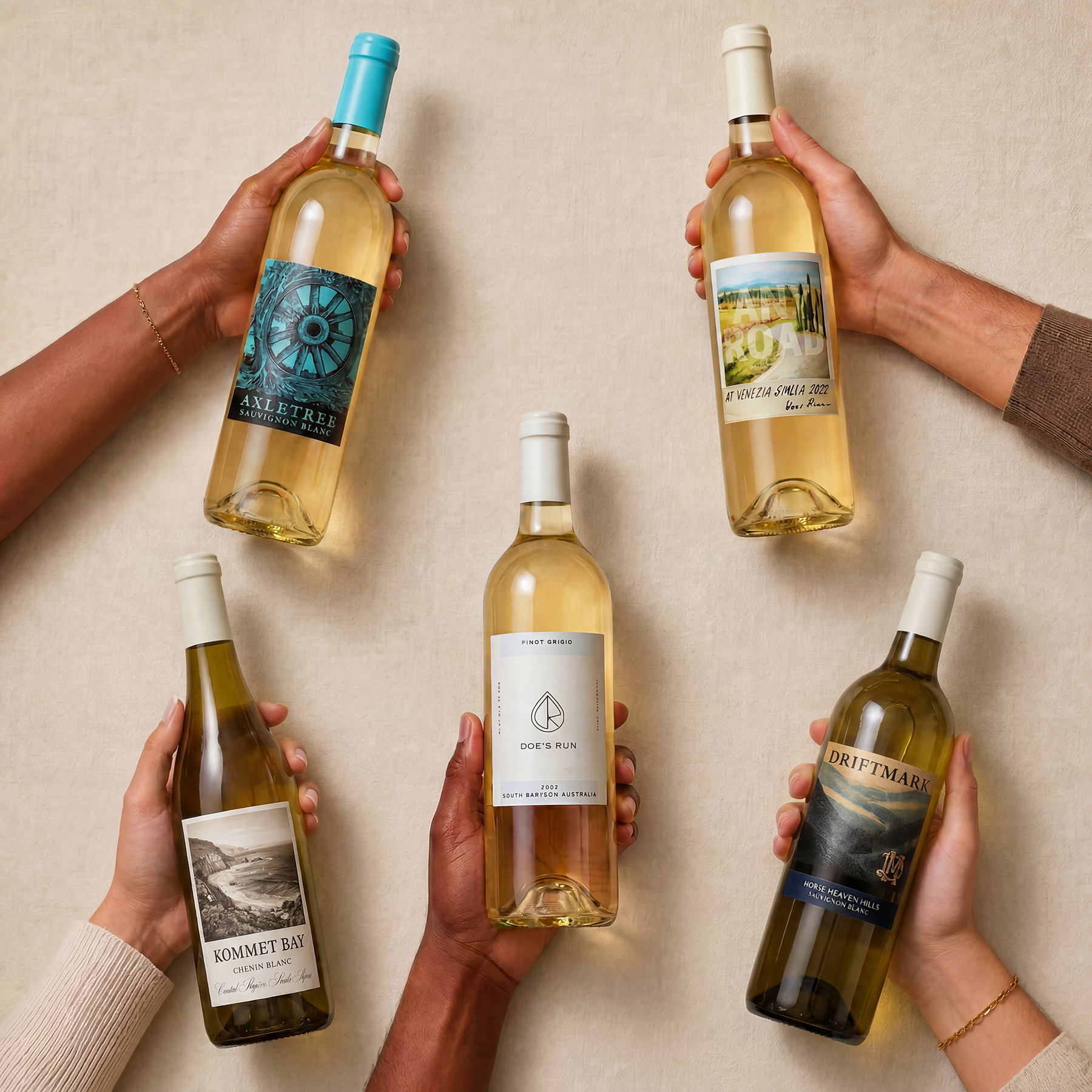 Dry White Collection (5 bottles)